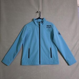 NFR Las Vegas National Finals Rodeo 2016 Womens Softshell Full Zip Jacket Size L